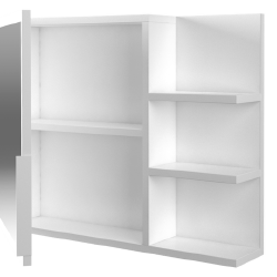 Erdvi spintelė su veidrodžiu ir 3 lentynomis