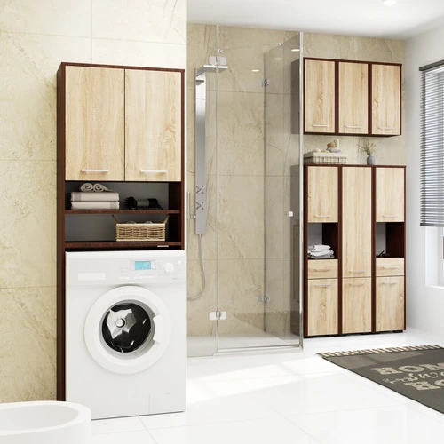 Praktiška spintelė su viršutine lentyna ir ABS briauna