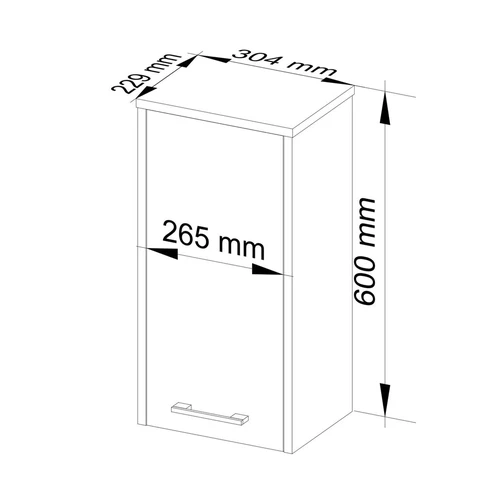 Patvari spinta iš laminuotos plokštės su 24 mėn. garantija