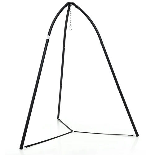 Pakabinamo krėslo stovas 200x218cm., juodos spalvos