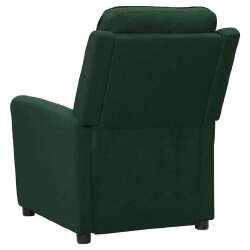 Pakeliamas atlošiamas krėslas, tamsiai žalia, audinys - Foteliai