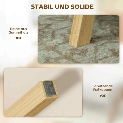 Kaučiukmedžio kojelės – stilinga kojų atrama