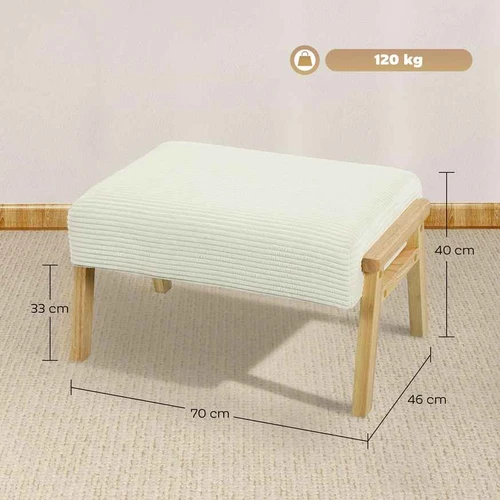 Patogi kojų atrama biure iki 120 kg