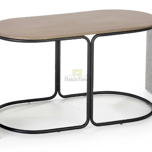 Moderni sofos lovos su metaliniu karkasu