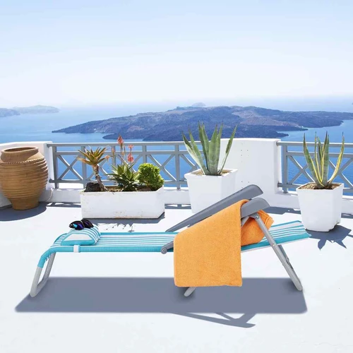 Paplūdimio gultas Relaxdays 10035904.0, 8 padėtys, 59 × 78 × 85 cm - Gultai