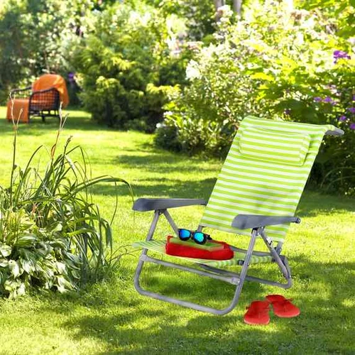 Paplūdimio gultas Relaxdays 10035905.0, 8 padėtys, 59 × 78 × 85 cm - Gultai