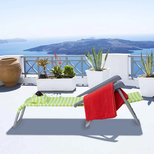 Paplūdimio gultas Relaxdays 10035905.0, 8 padėtys, 59 × 78 × 85 cm - Gultai