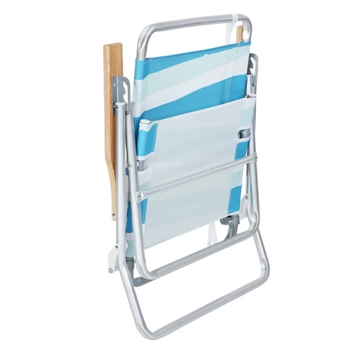 Patogi paplūdimio kėdė SONGMICS su reguliuojamu atlošu