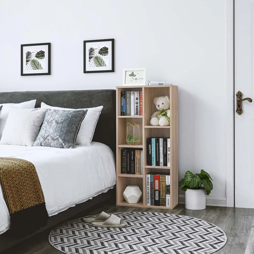 Lengvai surinkiama knygų spinta su apsauginėmis kojelėmis ir instrukcijomis