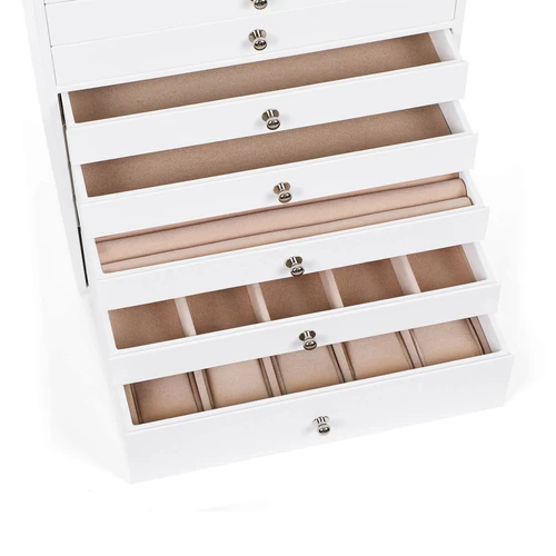 Papuošalų dėžutė saugo nuo dulkių ir įbrėžimų