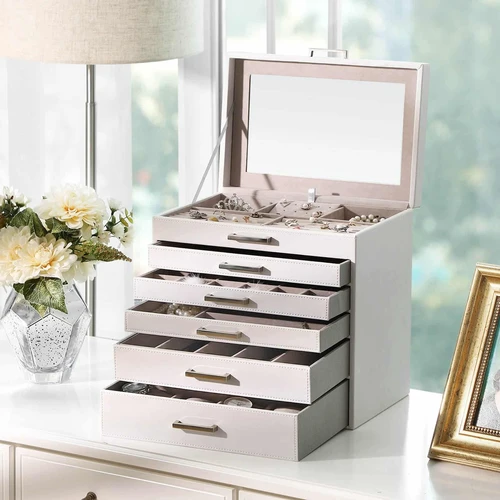 Kilnus papuošalų dėklas su didele saugykla