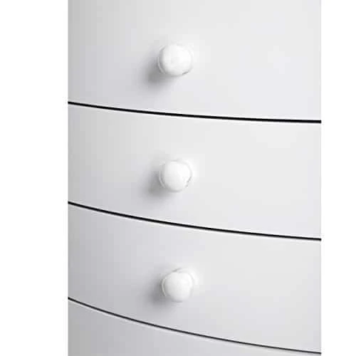 Stilingas sandėliavimo stalas su veidrodžiu ir dėžutėmis