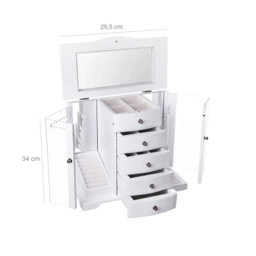 Daili medinė papuošalų dėžutė Songmics – puiki dovana