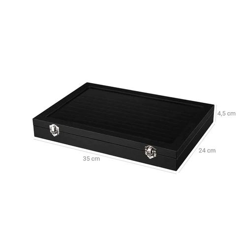 Kelionių žiedų dėžutė su užsegamomis spynomis – saugokite žiedus kelionėse