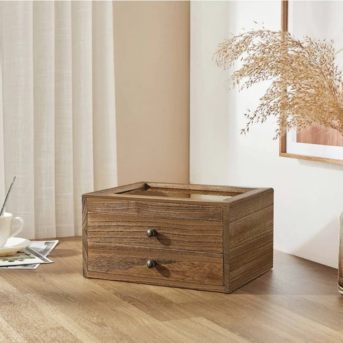 Kompaktiška papuošalų dėžutė – 25 x 21 x 13 cm