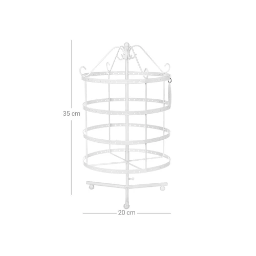 Elegantiškas Songmics papuošalų stendas su 360° pasukimu
