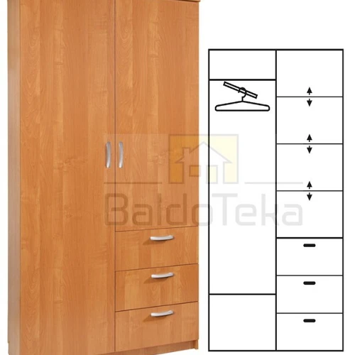 PARIS 100/40 mblc spinta be veidrodžio