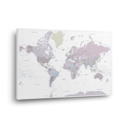 Pasaulio žemėlapis Nr.1 Rožinis kvarcas