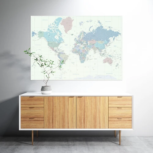 Aukščiausios kokybės žemėlapiai su ilgaamžiškomis spalvomis