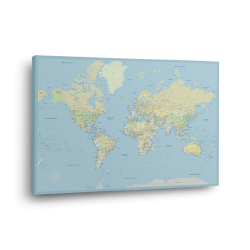 Pasaulio žemėlapis Nr.2 Melsvasis larimaras