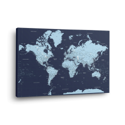 Pasaulio žemėlapis Nr.3 Mėlynasis azuritas
