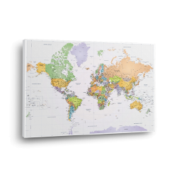 Pasaulio žemėlapis Nr.4 Klasikinis