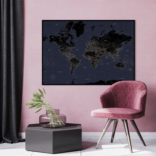 Aukščiausios kokybės žemėlapiai su ilgaamžiomis spalvomis