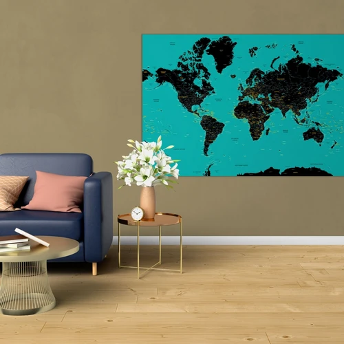 Žemėlapiai iš tvirtos drobės ir ilgaamžių dažų