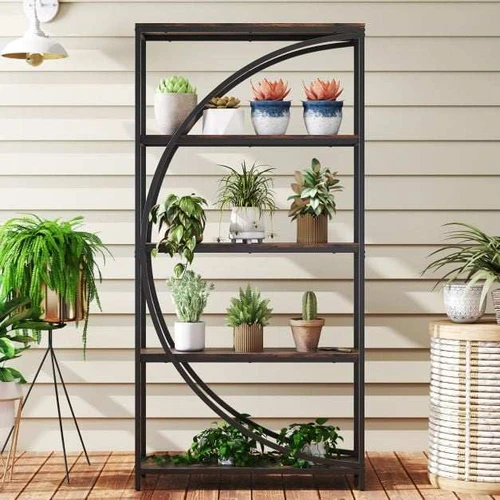 Pastatoma knygų lentyna, 5 pakopų, 86 × 175 × 30 cm - Lentynos