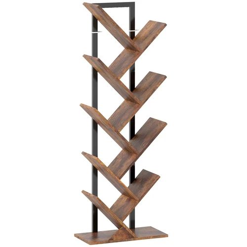 Pastatoma knygų lentyna, 9 lentynos, 50 × 136 × 24 cm