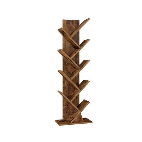 Pastatoma knygų lentyna VASAGLE, Ruda, 38 × 115,2 × 20 cm