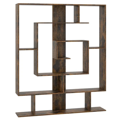 Pastatoma lentyna 125x22x150cm., rudos spalvos