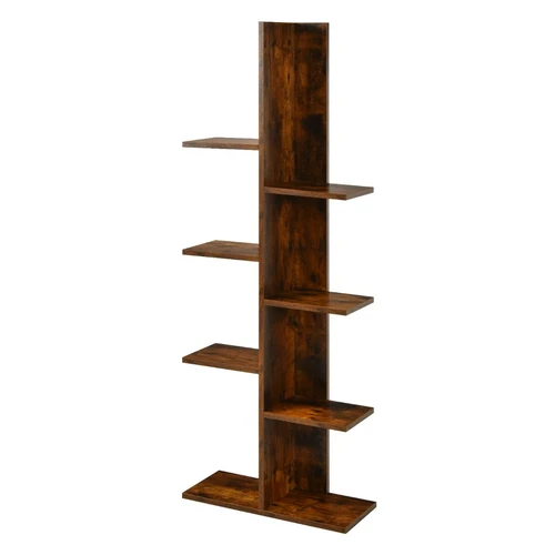 Pastatoma lentyna 50x20x141cm., rudos spalvos