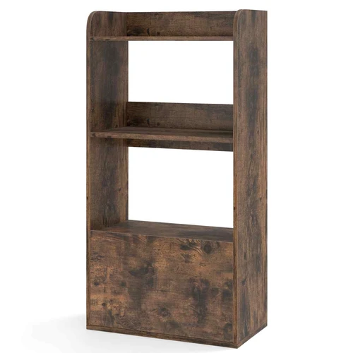 Pastatoma lentyna 55x29x105cm., rudos spalvos