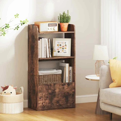 Medinė lentyna knygoms ir daiktams