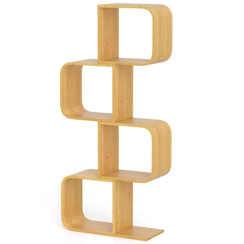 Pastatoma lentyna 61x23x133,5cm., šviesiai rudos spalvos