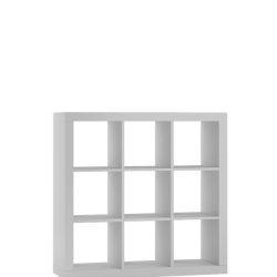 Pastatoma lentyna Kalax 3x3, balta