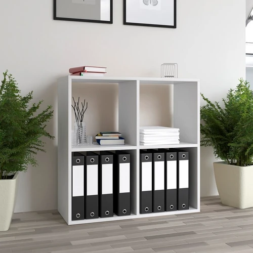 Erdvi lentyna su abipuse apdaila ir matine balta spalva