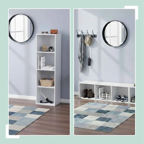 Pastatoma lentyna Relaxdays, 5 skyriai, 32 × 132 × 24 cm - Lentynos