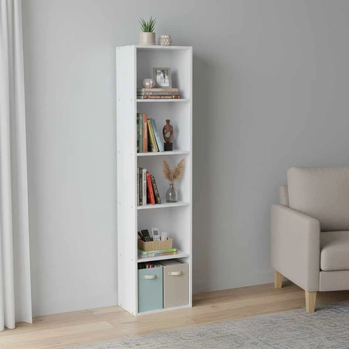 Pastatoma lentyna Relaxdays, 5 skyriai, 32 × 132 × 24 cm - Lentynos