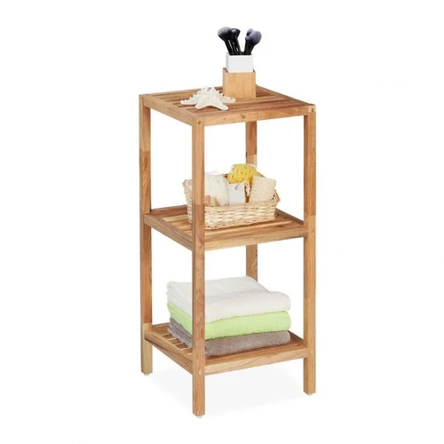 Pastatoma virtuvės lentyna 79x36x36cm., šviesiai rudos spalvos