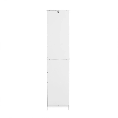Pastatoma vonios spintelė 40x38x170cm., baltos spalvos - Vonios spintelės