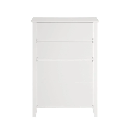 Pastatoma vonios spintelė 60x26x90cm., baltos/sidabrinės spalvos - Vonios spintelės