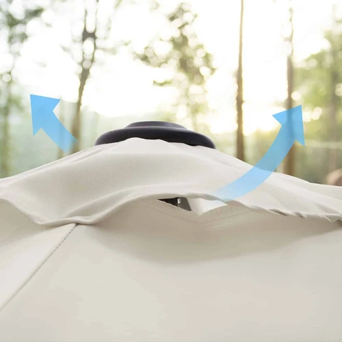 Lengvai reguliuojamas skėtis su pedalu ir rankena