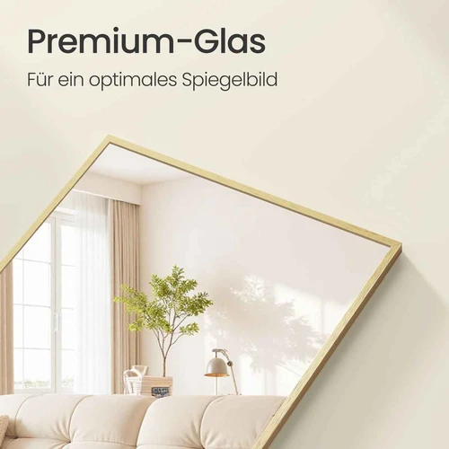 Pastatomas veidrodis SONGMICS, Auksinis, 160 × 50 cm - Veidrodžiai
