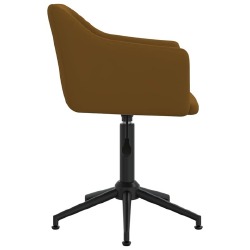 Pasukamos kėdės, 4vnt., rudos spalvos aksomas - Kėdės