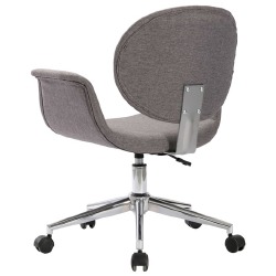 Pasukamos valgomojo kėdės, 2 vnt., pilkos spalvos, audinys - Kėdės