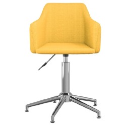 Pasukamos valgomojo kėdės, 4vnt., audinys - geltonos spalvos,  - Kėdės