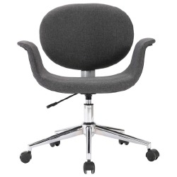 Pasukamos valgomojo kėdės, 4vnt., pilkos spalvos, audinys - Kėdės