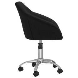 Pasukamos valgomojo kėdės, 6vnt, juodos spalvos, audinys - Kėdės